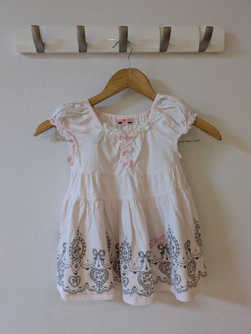 Mezzo Piano メゾピアノフリル袖 Tシャツ 120cmmezzo piano;没有明显的损伤或污渍