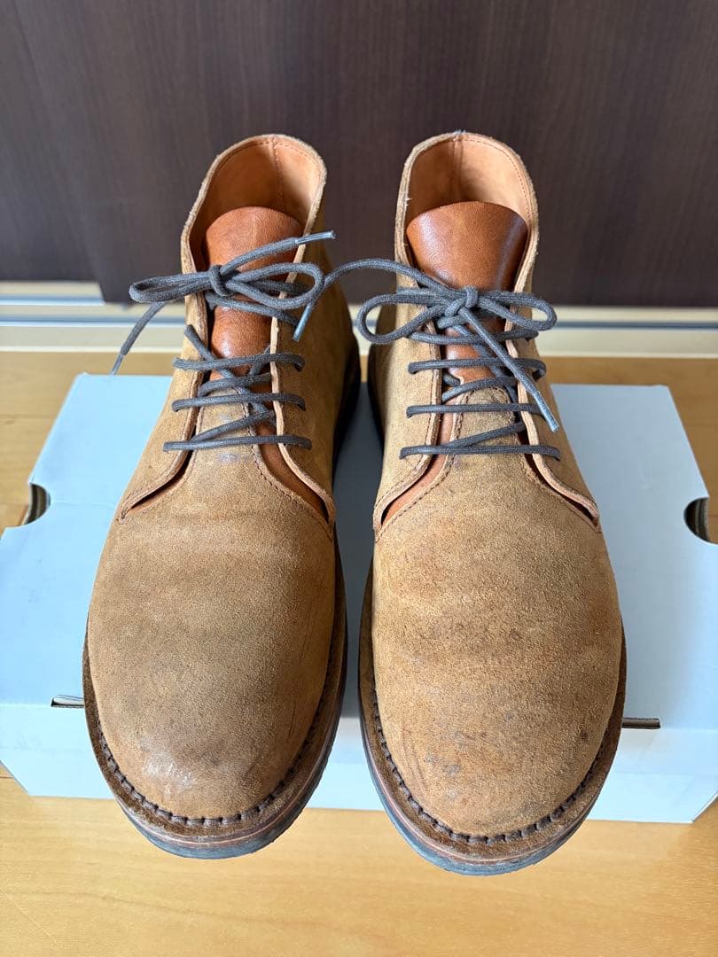 Forest shoemaker ブラウンスエード　ハイカットブーツ　27cm没有明显的损伤或污渍