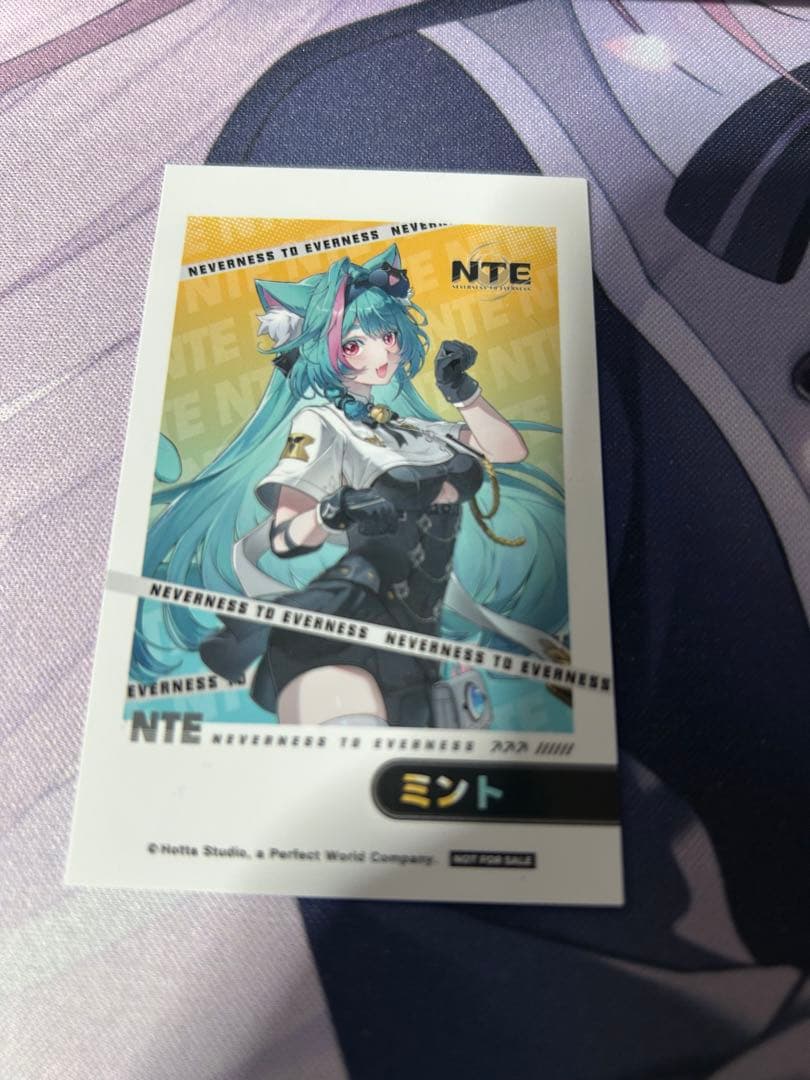 【非売品】NTE Akibaゲーマーズ 抽選 景品 ミント チェキ没有明显的损伤或污渍