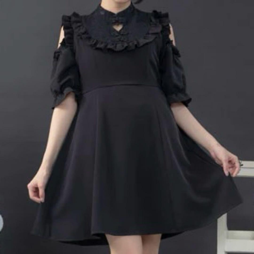 夢展望 レースチャイナデザインワンピース Mサイズ夢展望;没有明显的损伤或污渍