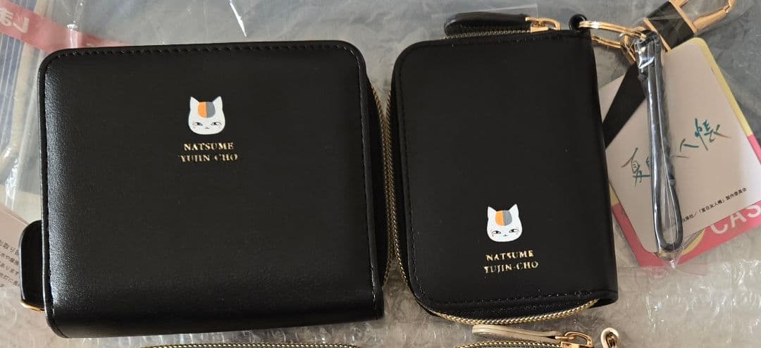 夏目友人帳　ニャンコ先生キーケース&財布セット　ブラックペア