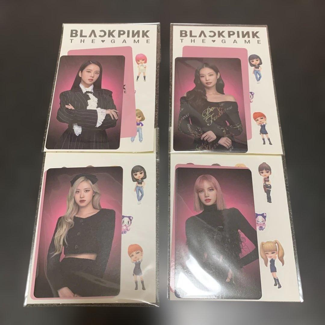 BLACKPINK トレカ カード シール セット未使用