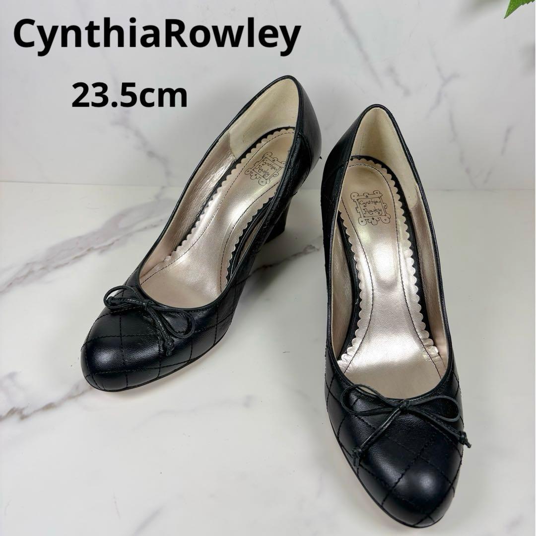 Cynthia Rowley キルティング ウェッジソール パンプス 23.5Cynthia Rowley;没有明显的损伤或污渍