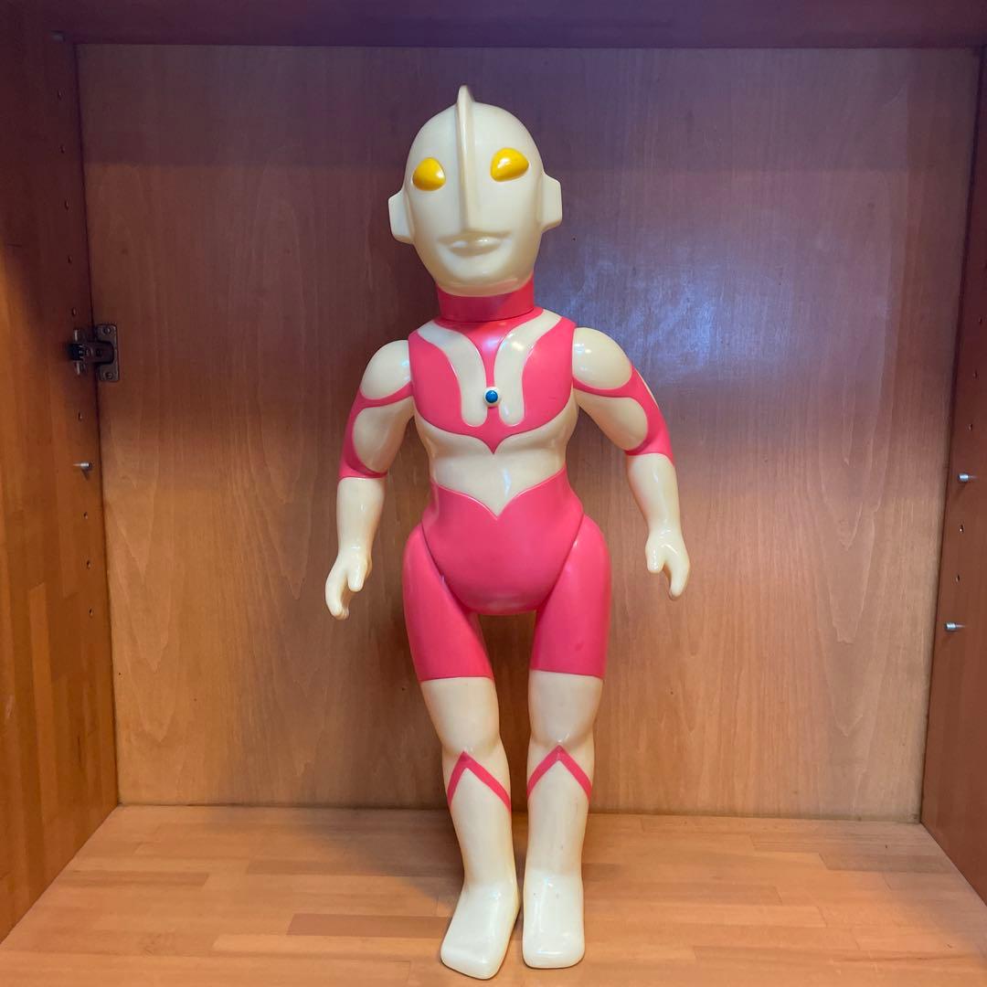 蓄光BIGウルトラマン フィギュア ソフビ有些许损伤或污渍
