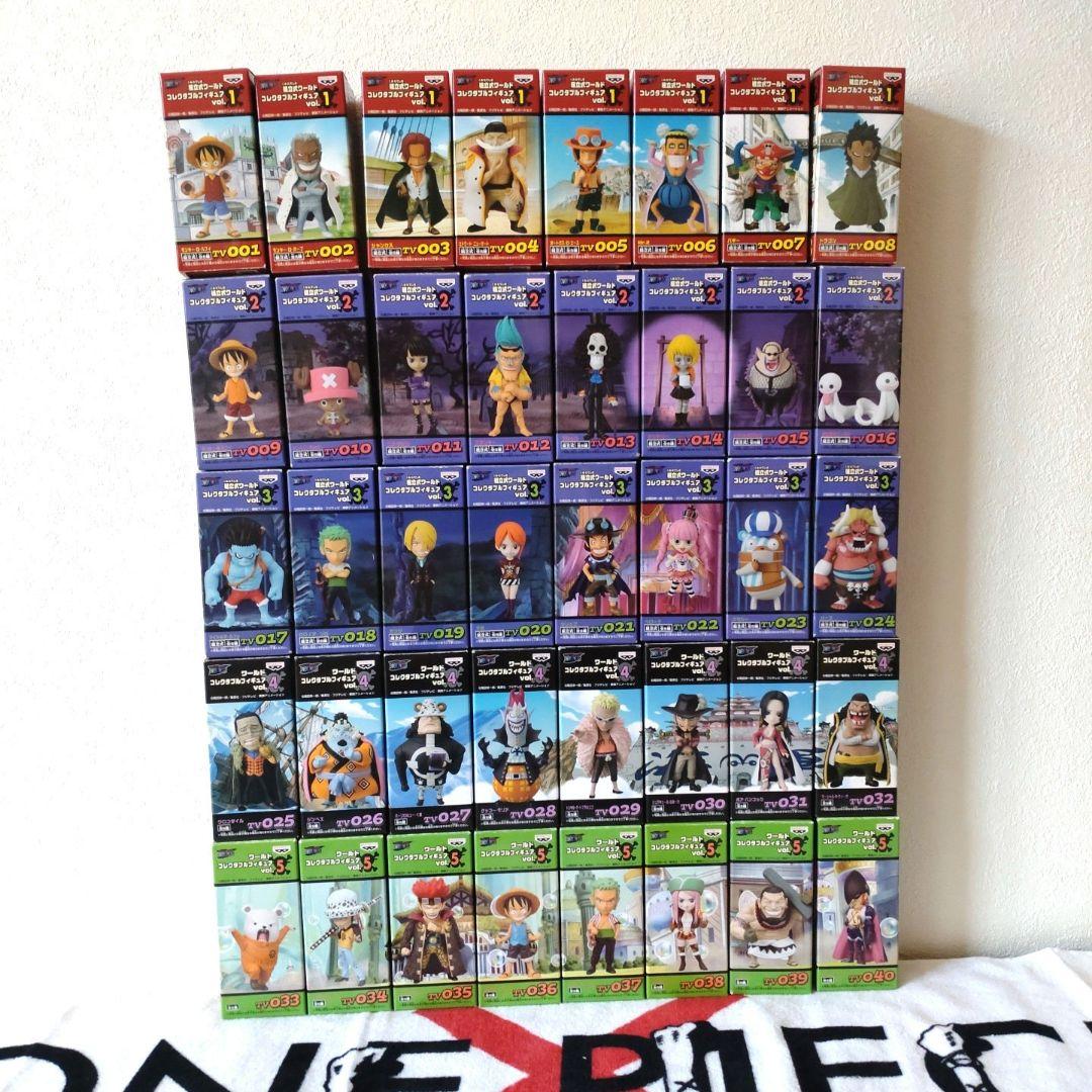 ワンピース　ワールドコレクタブルフィギュア　Vol.0〜15 128体没有明显的损伤或污渍