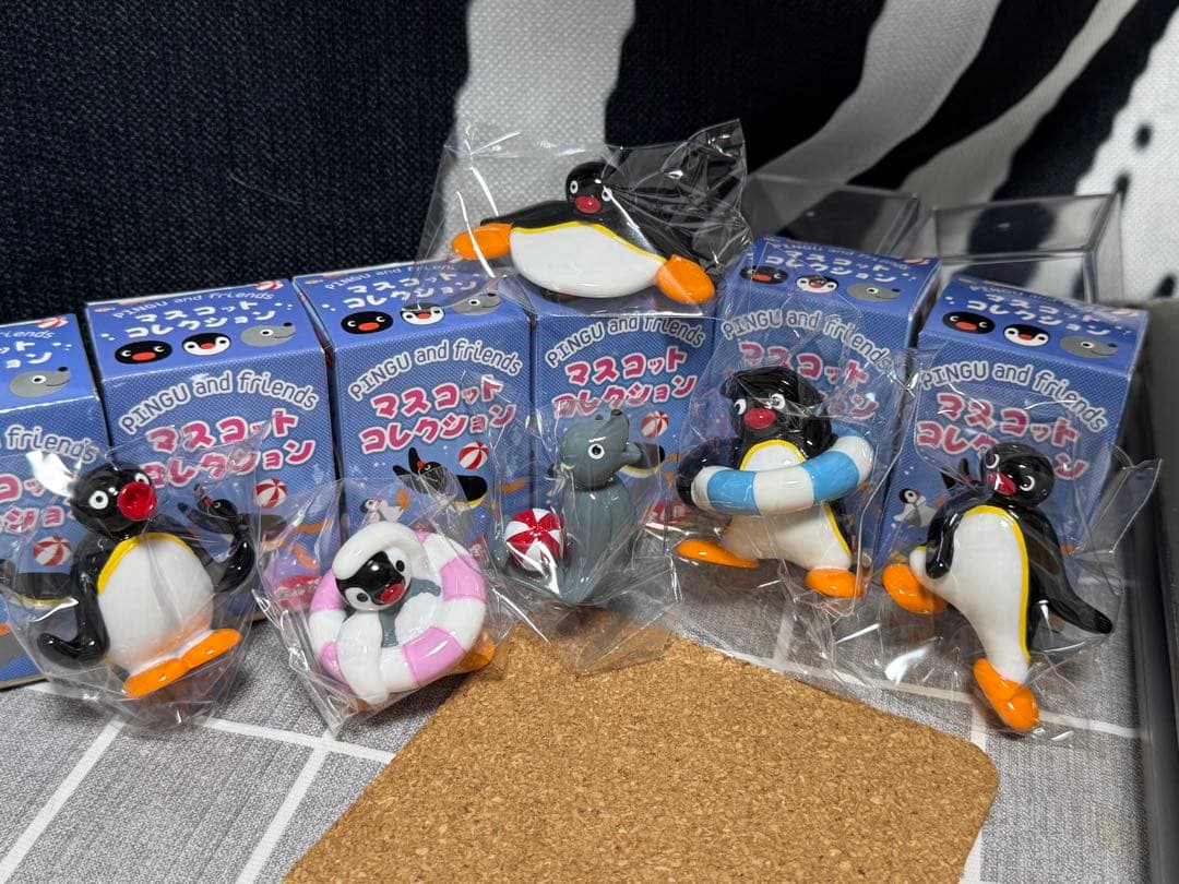 pingu and friends ピングー　6体セット未使用