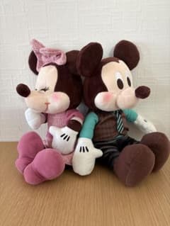 ミッキー&ミニー　ぬいぐるみ