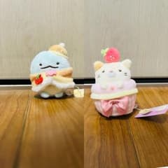 すみっコぐらし　ねこのきょうだいとおかし屋さん　てのりぬいぐるみ　ねこ　とかげ