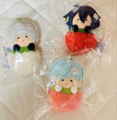 刀剣乱舞 んまほっぺ いちご マスコット ぬいぐるみ 3点セット