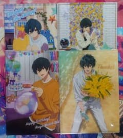 Free! バースデー クリアファイル 郁弥 4点セット ②