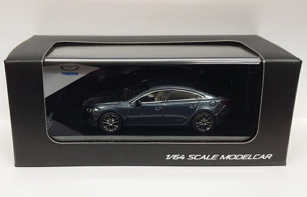 1/64 ミニカー マツダ アテンザ セダン（2015）  メテオグレーマイカ  MAZDA ATENZA SDN(2015） マツダエース特注ミニカー